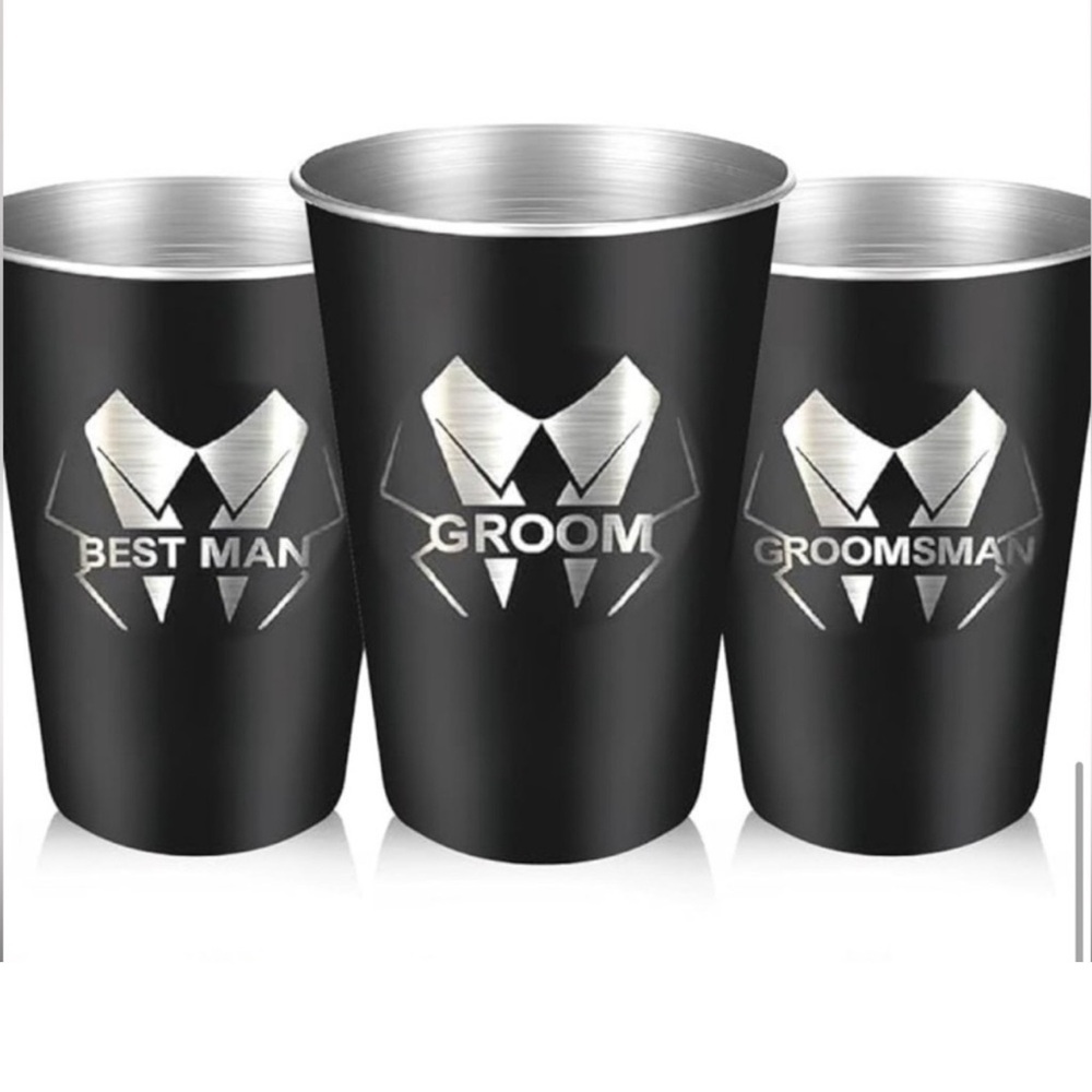 Groomsmen Gifts Groom Cups 16 Oz